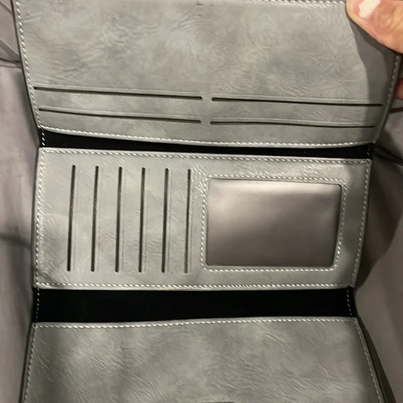 Grey Long Wallet - Picture 3 of 3